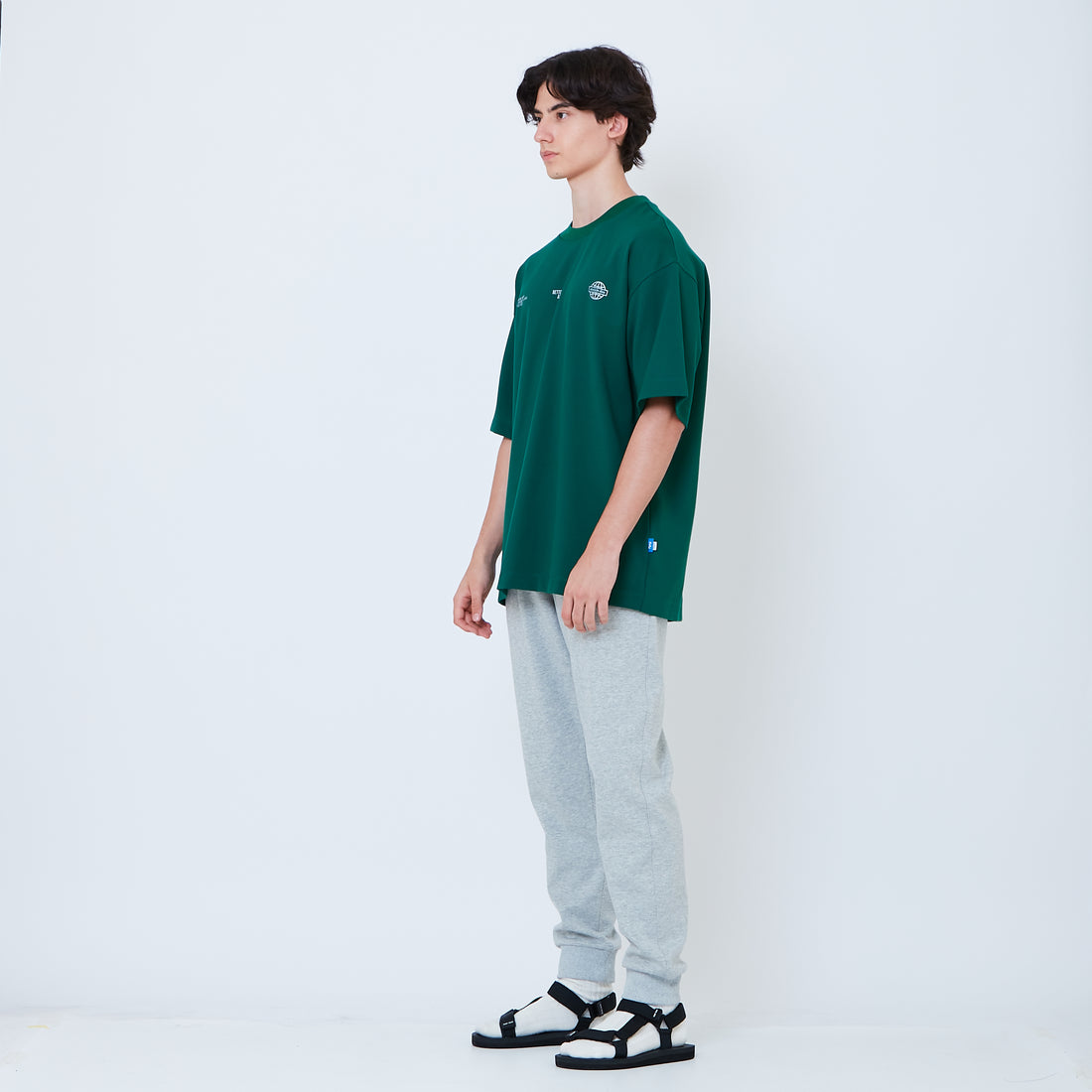 Men Sweatpants - Melange Grey - SM2606102B