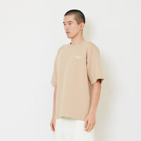 Men Printed Oversized Tee - Beige - SM2606127C