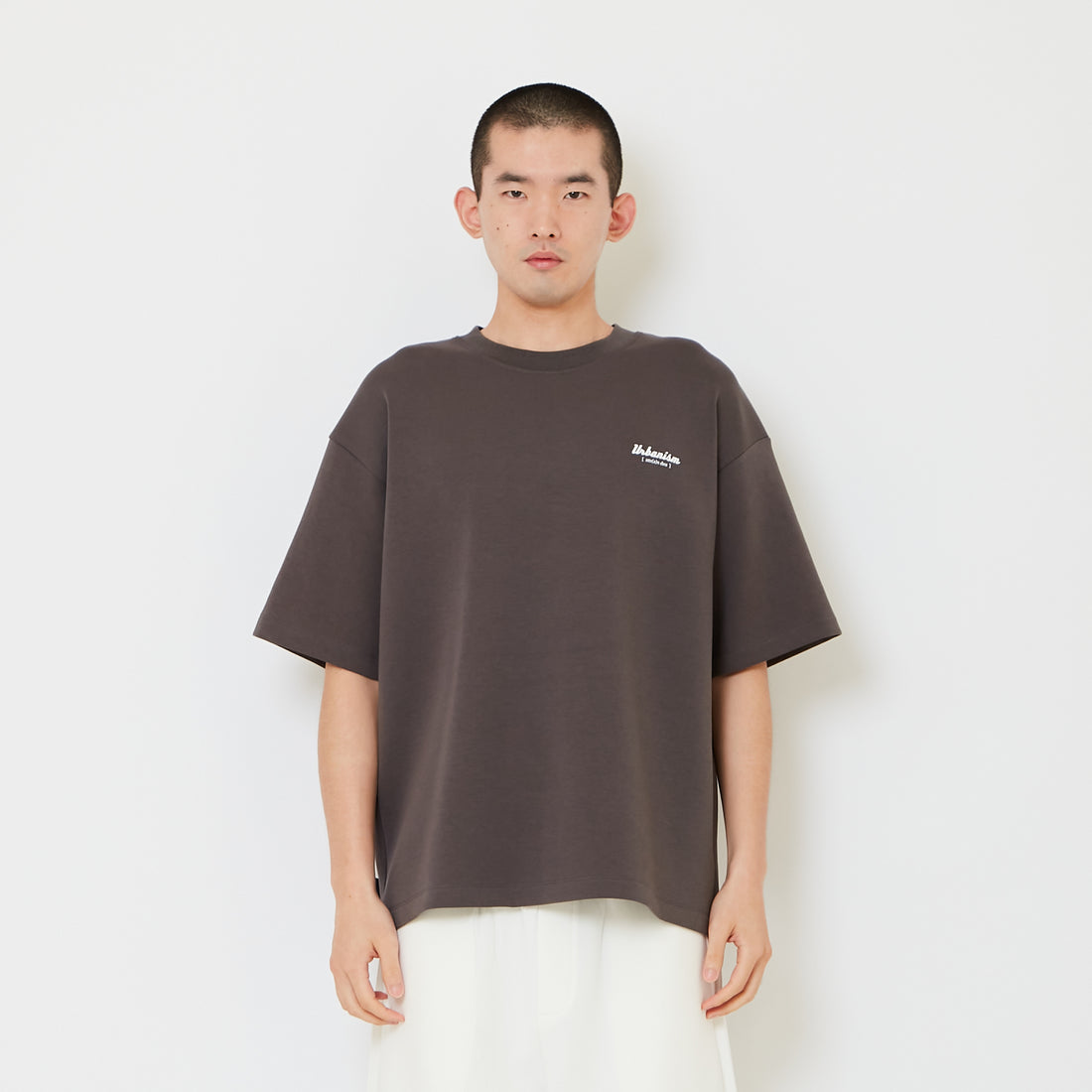 Men Printed Oversized Tee - Metal - SM2606127E