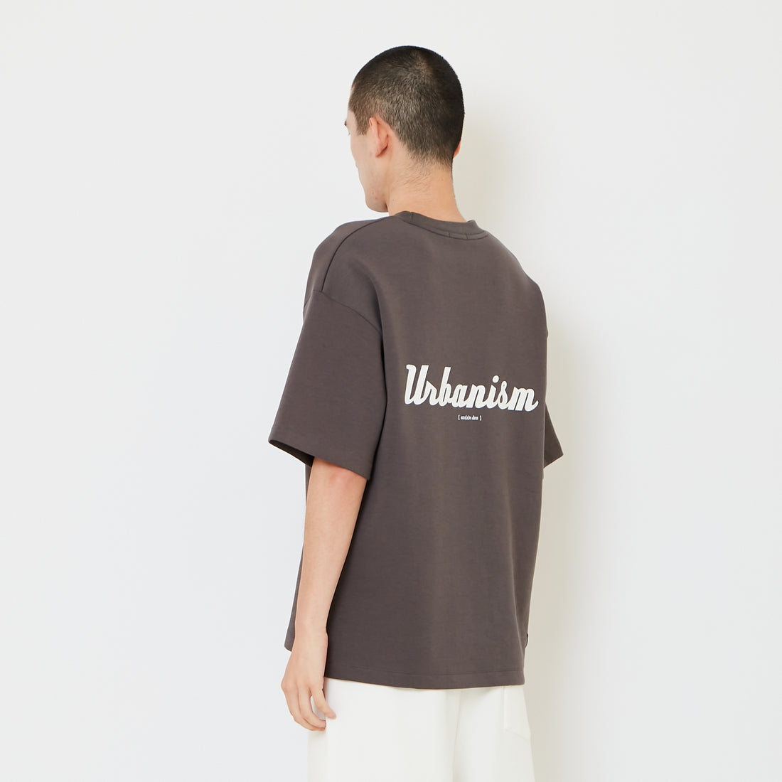 Men Printed Oversized Tee - Metal - SM2606127E