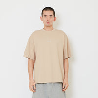 Men Printed Oversized Tee - Beige - SM2606128B