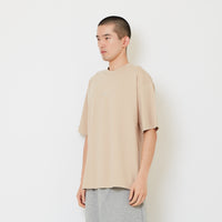 Men Printed Oversized Tee - Beige - SM2606128B