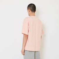 Men Printed Oversized Tee - Salmon - SM2606128C