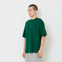 Men Printed Oversized Tee - Dark Green - SM2606128D