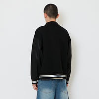 Men Cropped Jacket - Black - SM2607136A