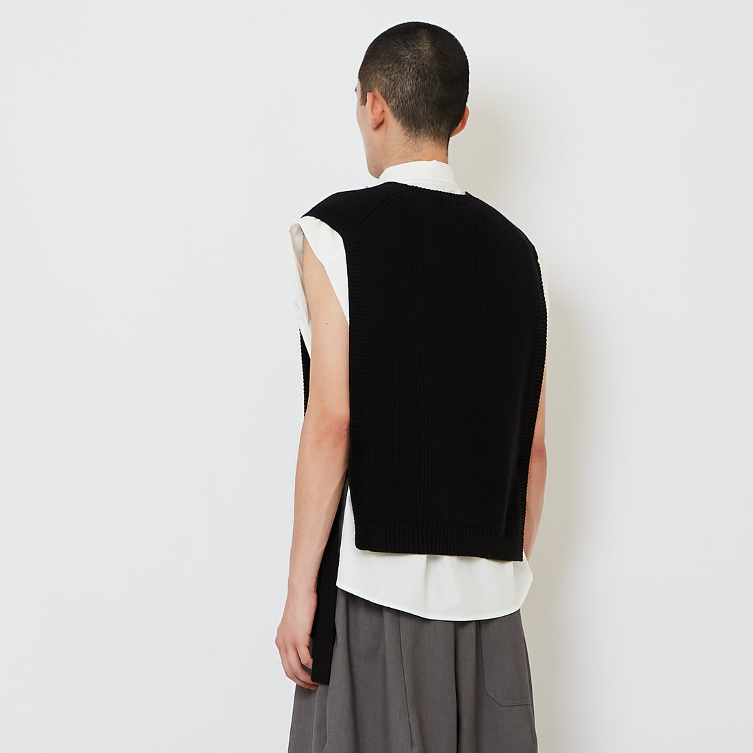 Men Vest Top - Black - SM2607137A