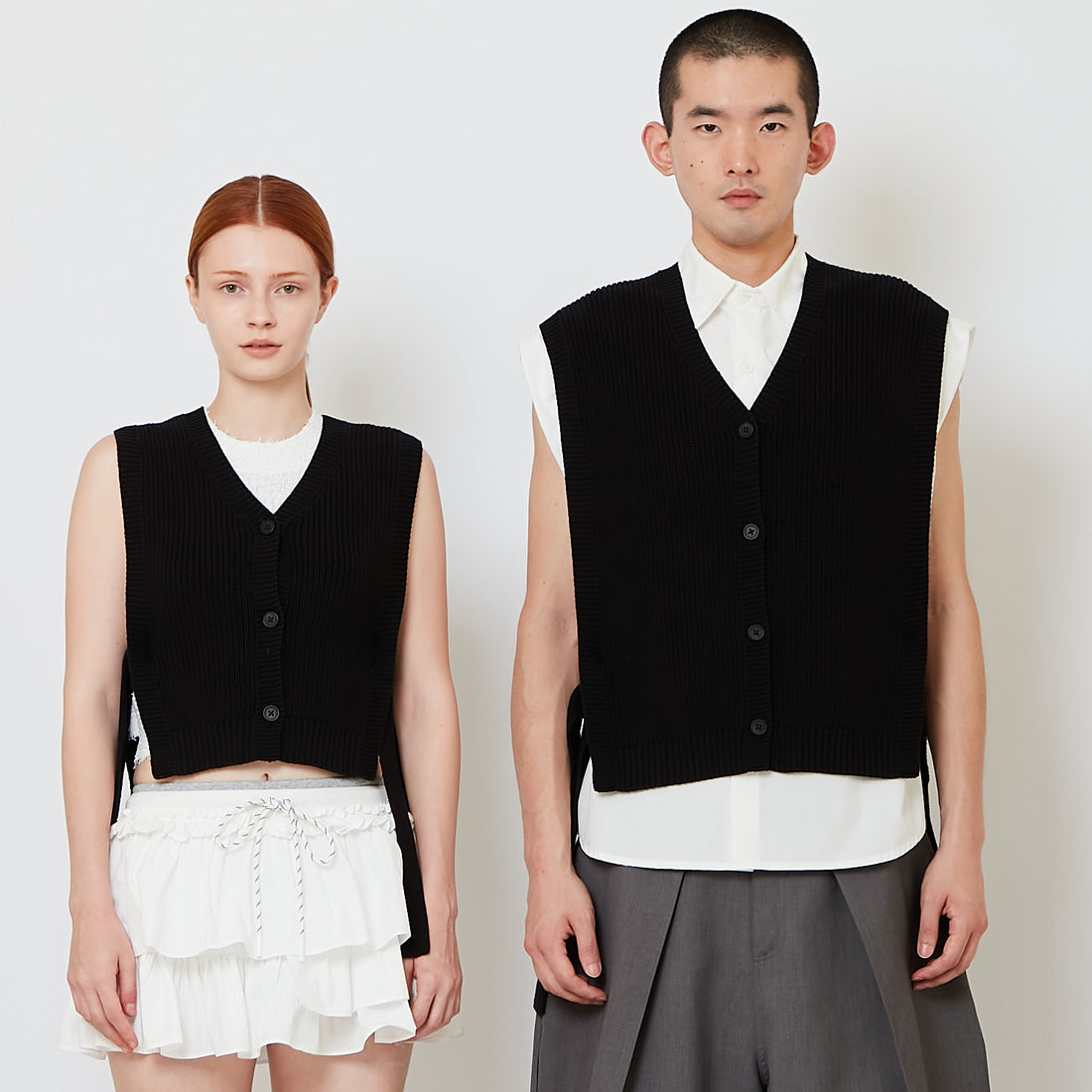 Men Vest Top - Black - SM2607137A