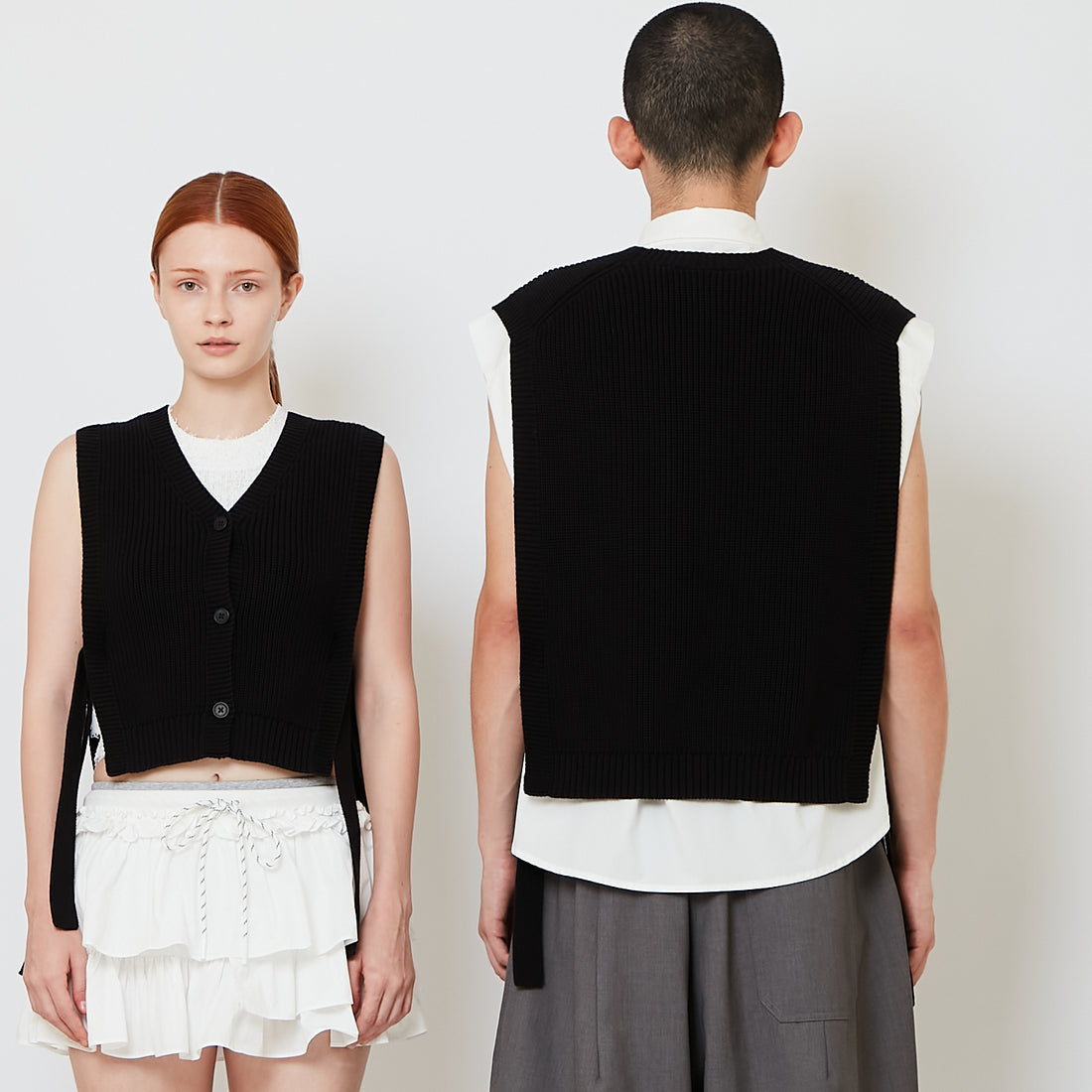 Men Vest Top - Black - SM2607137A