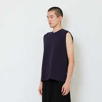 Men Oversized Sleeveless Top - Navy - SM2607139B