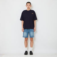 Men Denim Relaxed Fit Shorts - Light Blue - SM2607151B