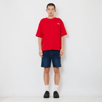 Men Denim Relaxed Fit Shorts - Blue - SM2607151C