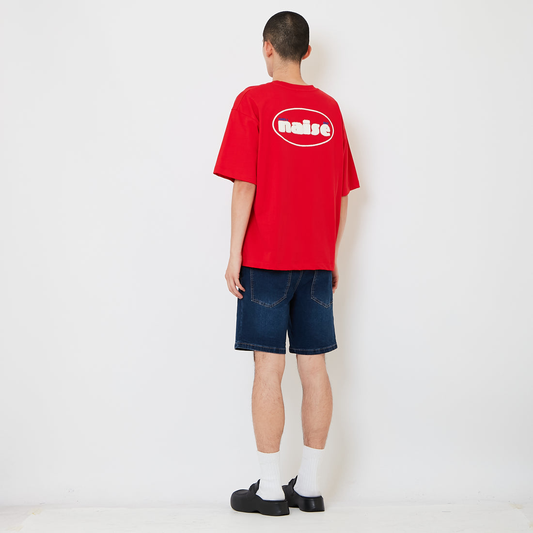 Men Denim Relaxed Fit Shorts - Blue - SM2607151C