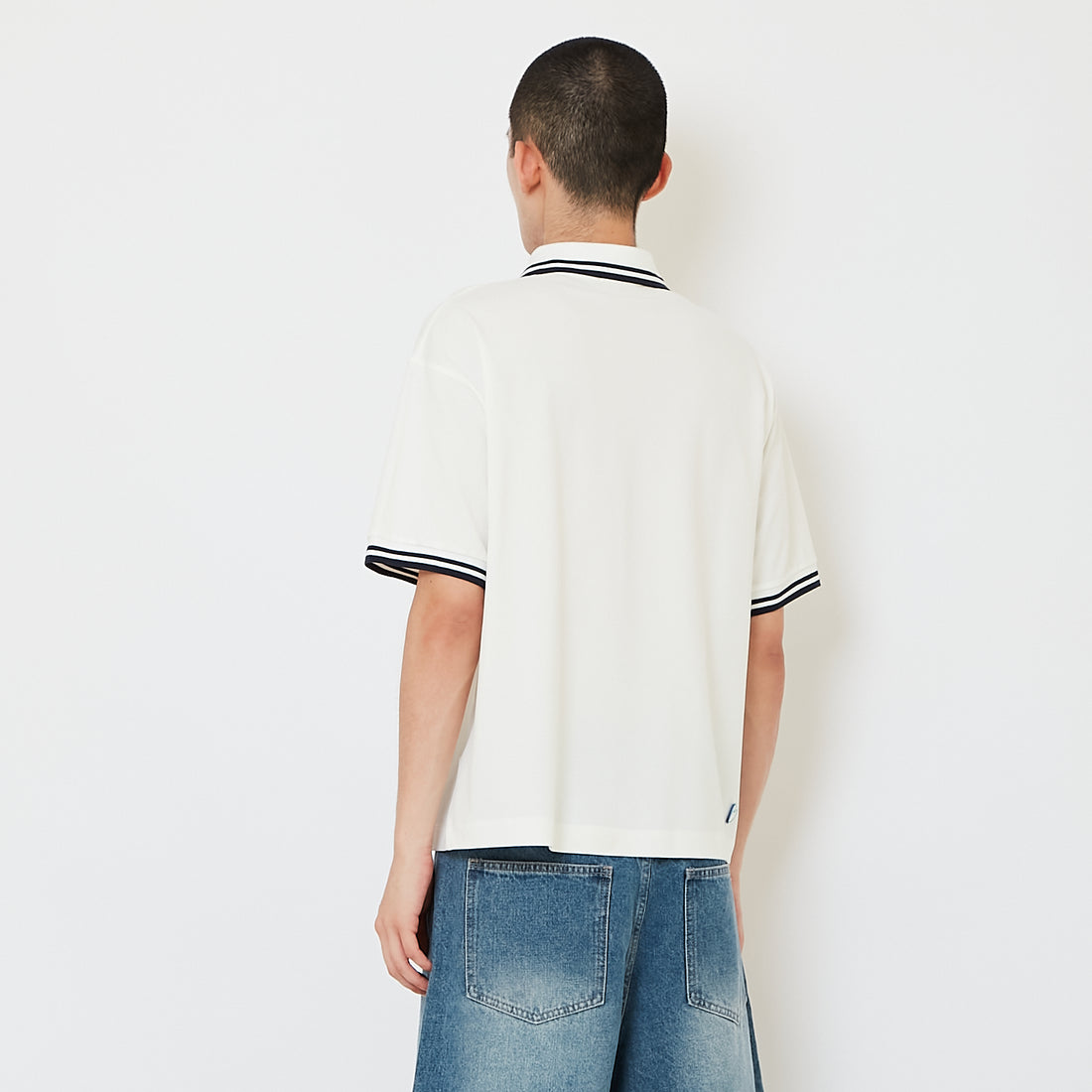 Men Polo Tee - Off White - SM2607153A