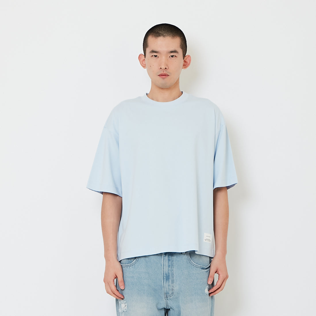Men Essential Boxy Cropped Tee - SM2607158