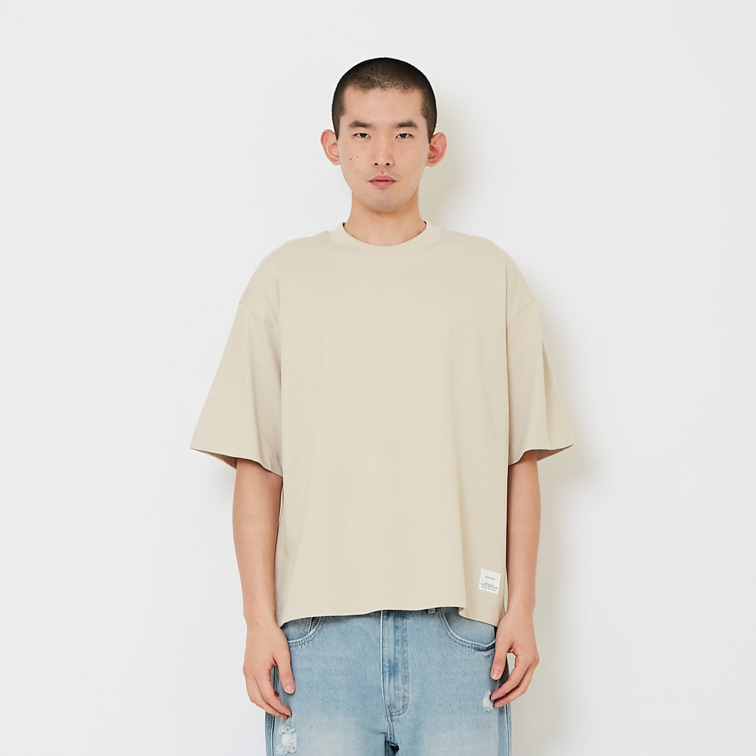 Men Essential Boxy Cropped Tee - SM2607158