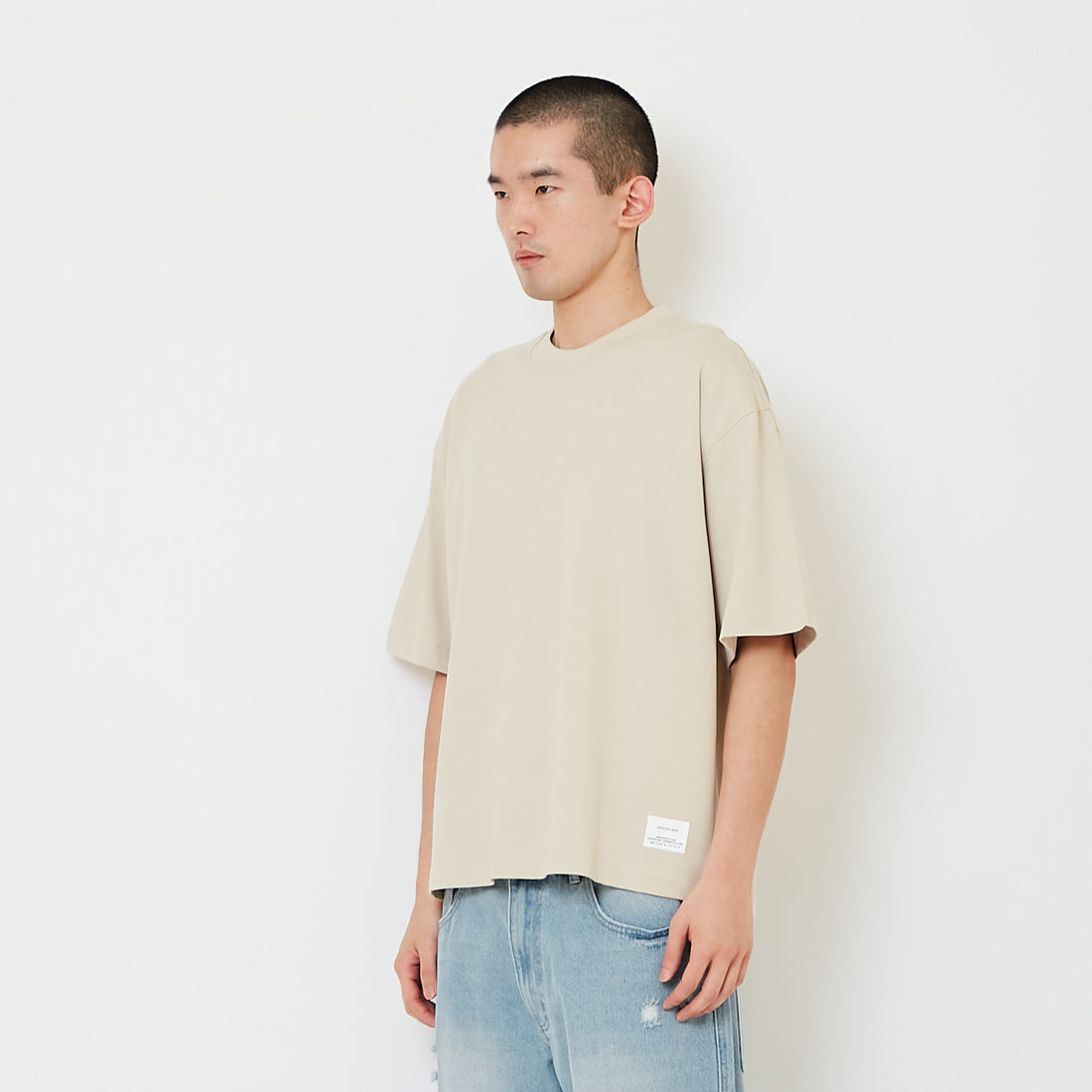 Men Essential Boxy Cropped Tee - SM2607158