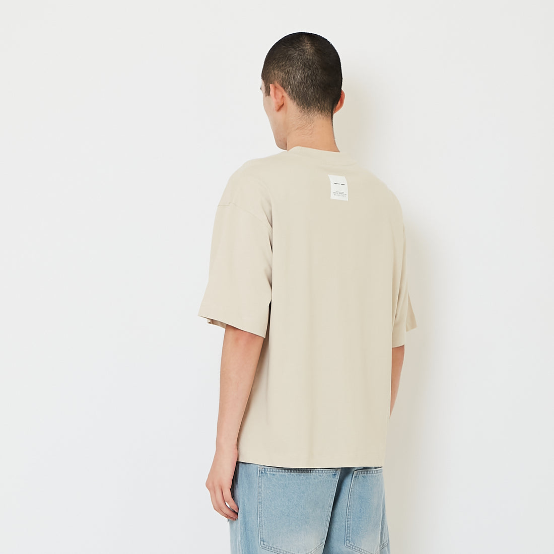 Men Essential Boxy Cropped Tee - SM2607158