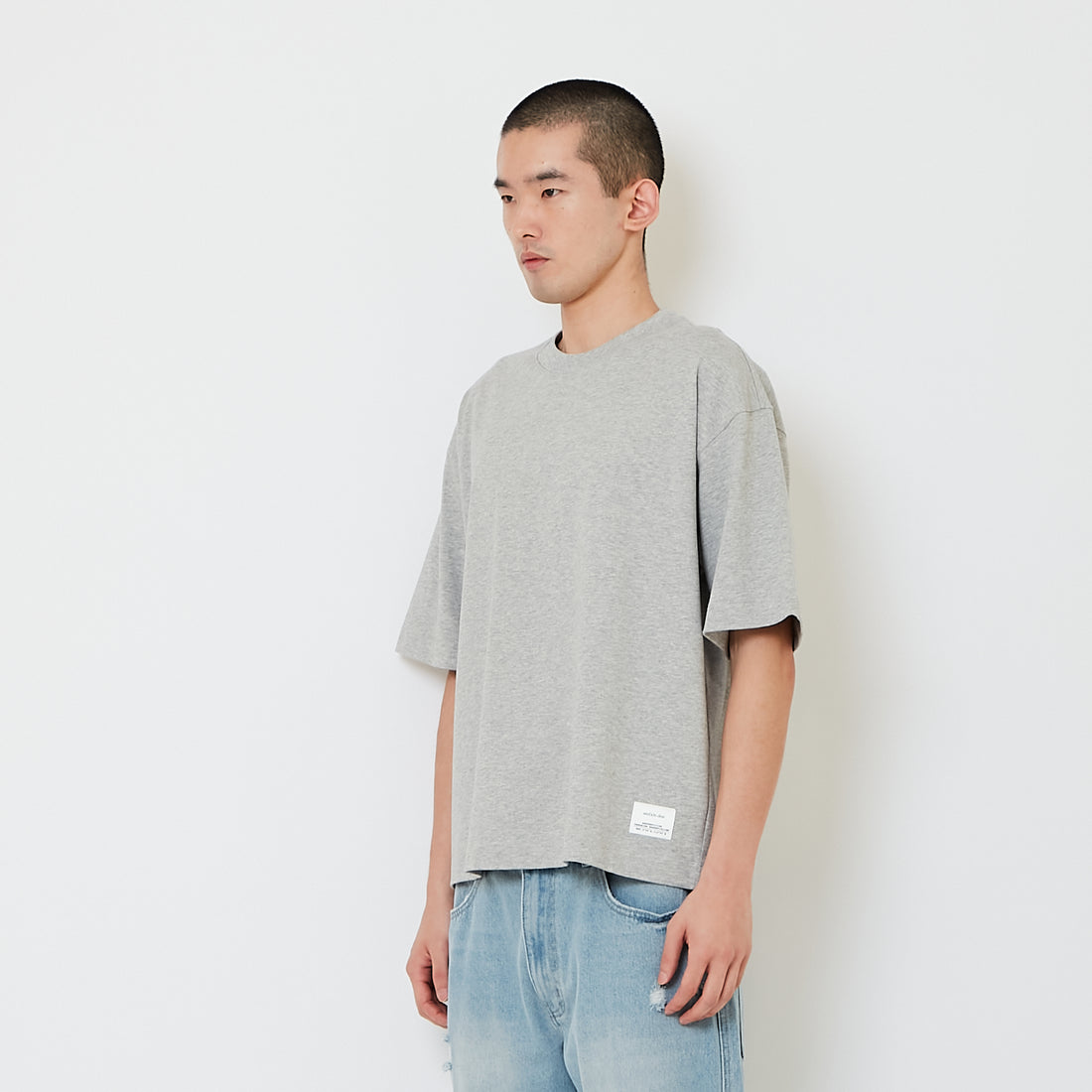 Men Essential Boxy Cropped Tee - SM2607158