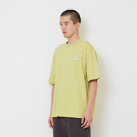 Men Printed Oversized Tee - Avocado - SM2607159C
