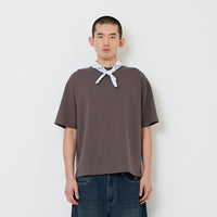 Men Standard Fit Neck-Tie Tee - Metal - SM2607160C