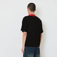 Men Standard Fit Neck-Tie Tee - Black - SM2607160D