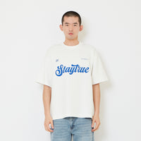 Men Embroidery Oversized Jersey Tee - SM2608114