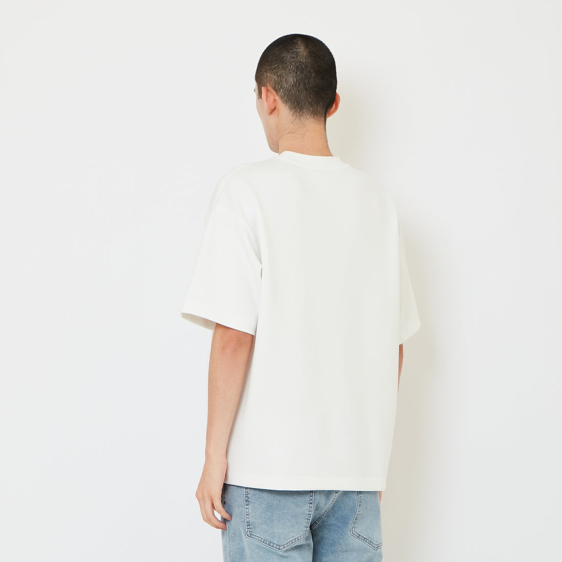 Men Embroidery Oversized Jersey Tee - SM2608114