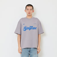 Men Embroidery Oversized Jersey Tee - SM2608114