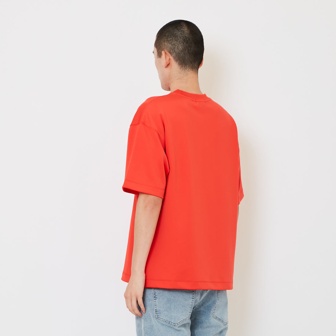 Men Embroidery Oversized Jersey Tee - SM2608114