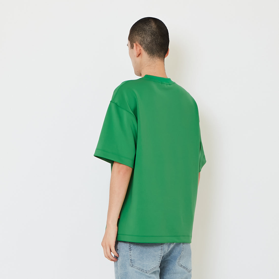Men Embroidery Oversized Jersey Tee - SM2608114