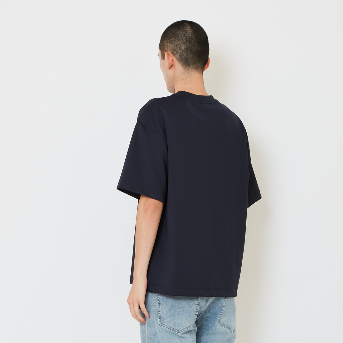 Men Embroidery Oversized Jersey Tee - SM2608114