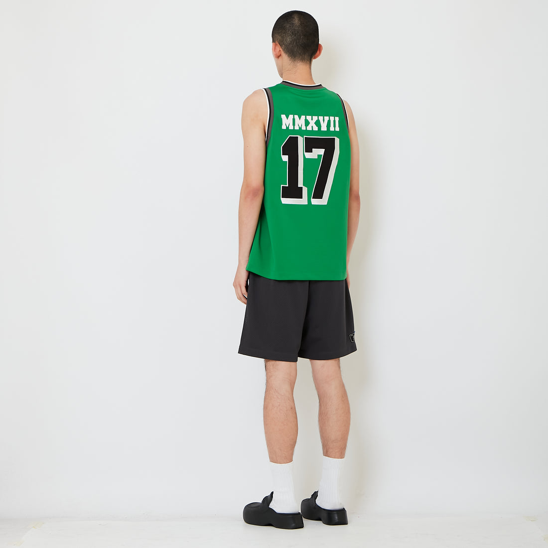 Men Mesh Shorts - Metal - SM2608147B