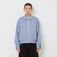 Men Reversible Checkered Jacket - Blue - SM2608165A