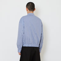 Men Reversible Checkered Jacket - Blue - SM2608165A