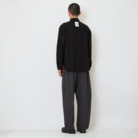 Men Urban Barrel Cut Stripe Slack Pants - Metal - SM2608168A