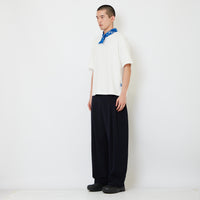 Men Urban Barrel Cut Stripe Slack Pants - Navy - SM2608168B