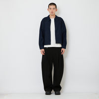 Men Urban Barrel Cut Slack Pants - Black - SM2608169A