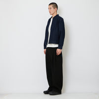 Men Urban Barrel Cut Slack Pants - Black - SM2608169A
