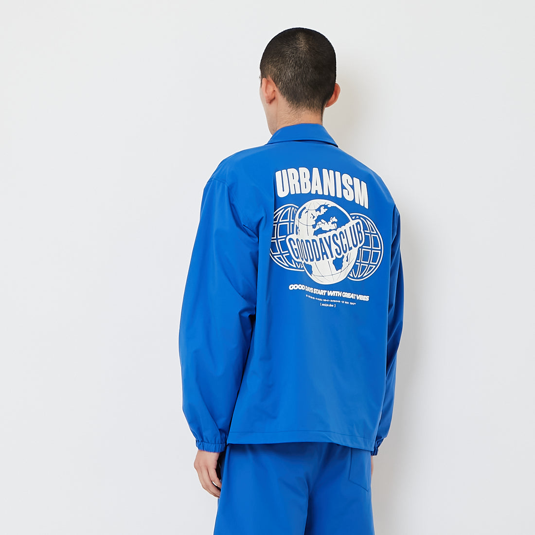 Men Oversized Couch Jacket - Royal Blue - SM2608170B