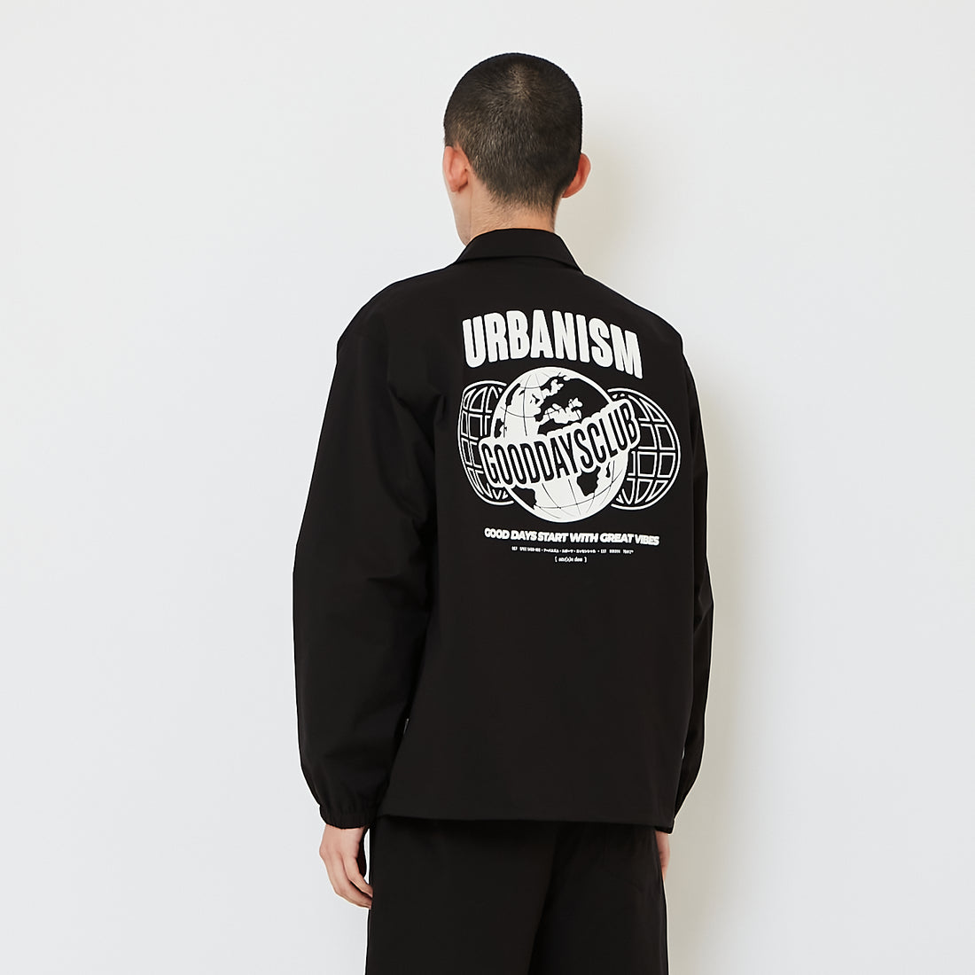 Men Oversized Couch Jacket - Black - SM2608170D