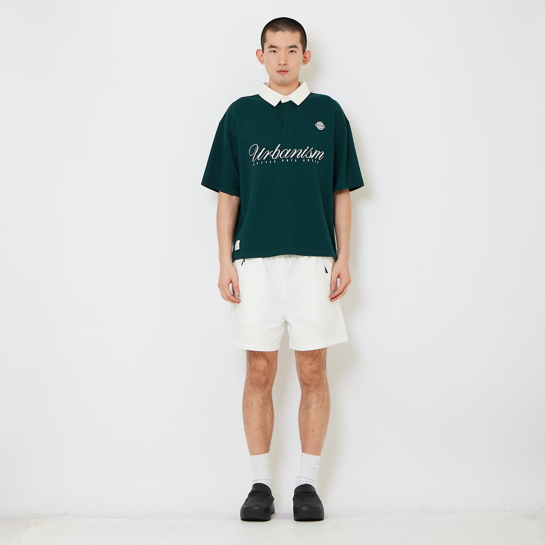 Men Nylon Shorts - Off White - SM2608172A