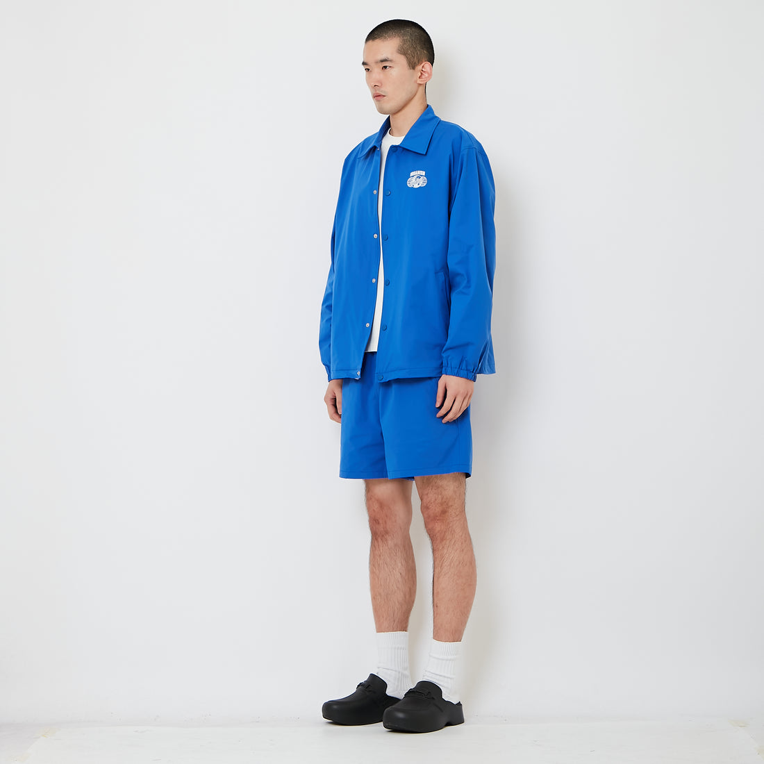 Men Nylon Shorts - Royal Blue - SM2608172C