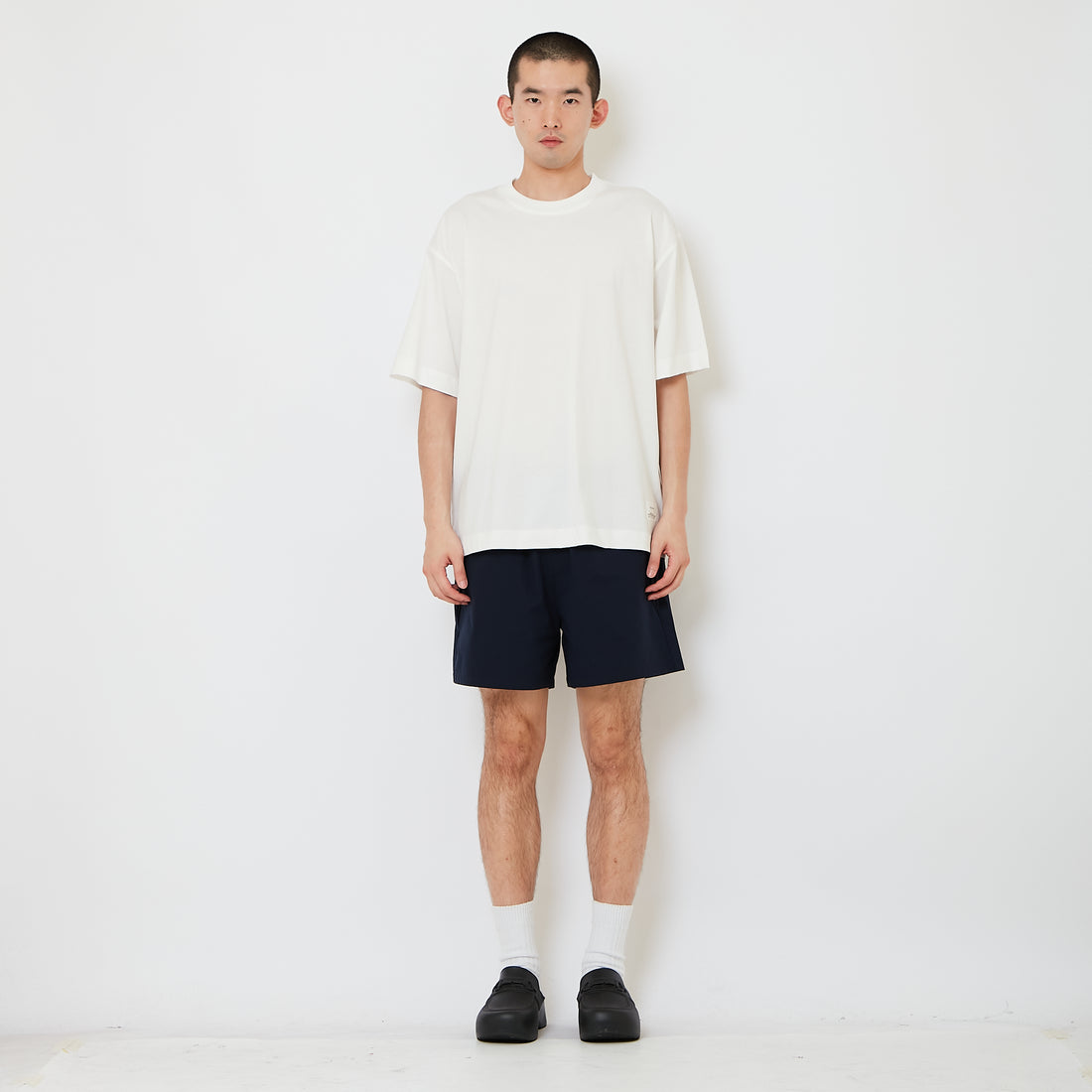 Men Nylon Shorts - Navy - SM2608172D
