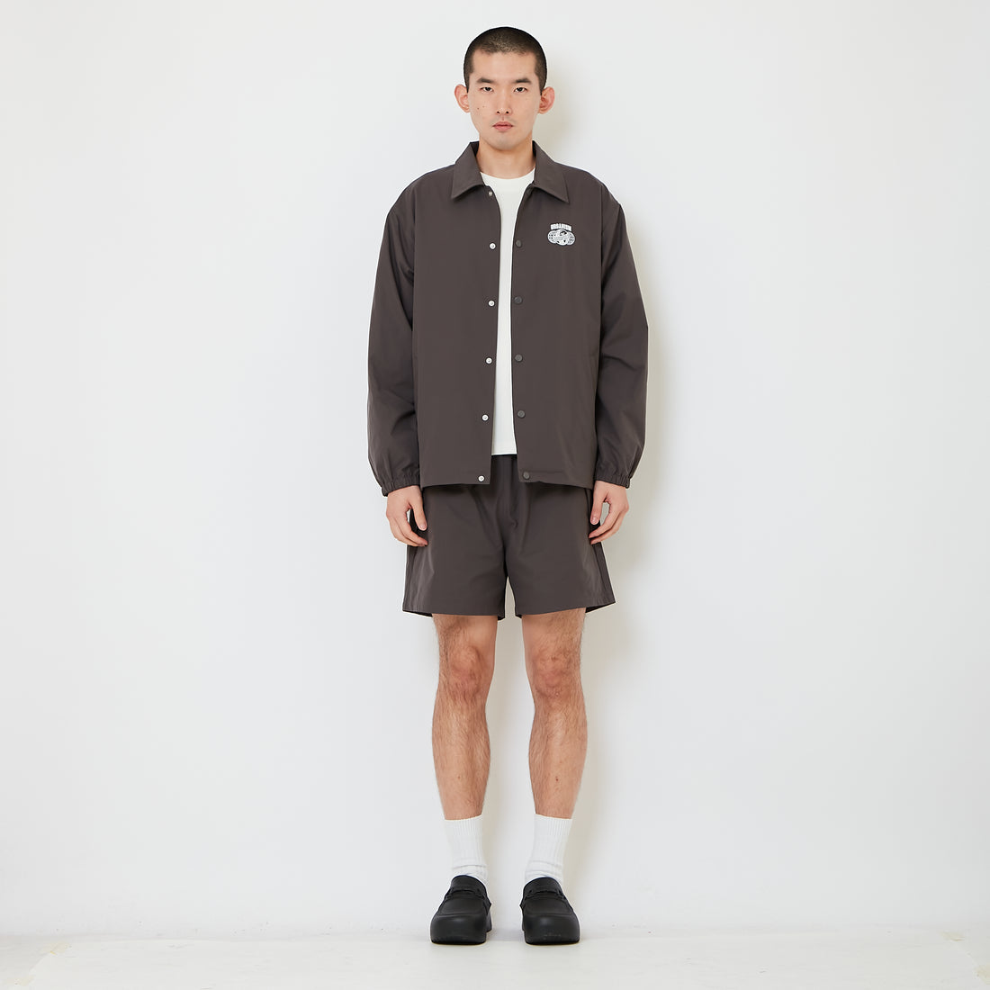 Men Nylon Shorts - Metal - SM2608172E