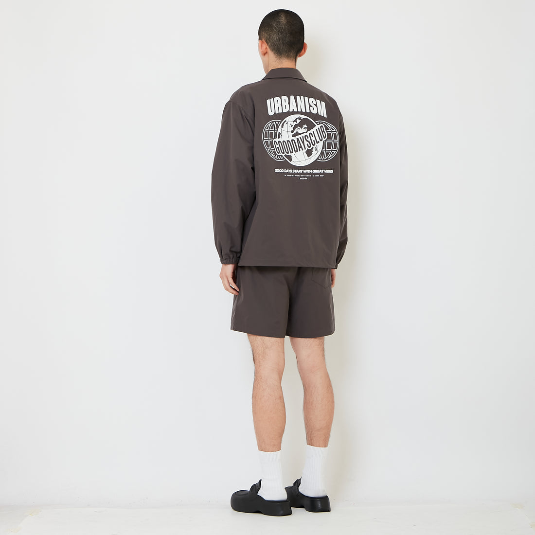 Men Nylon Shorts - Metal - SM2608172E