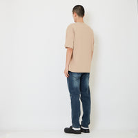 Men Slim Cut Long Jeans - Dark Blue - SM2608174D
