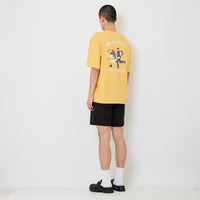 Men Twill Shorts - Black - SM2608178D