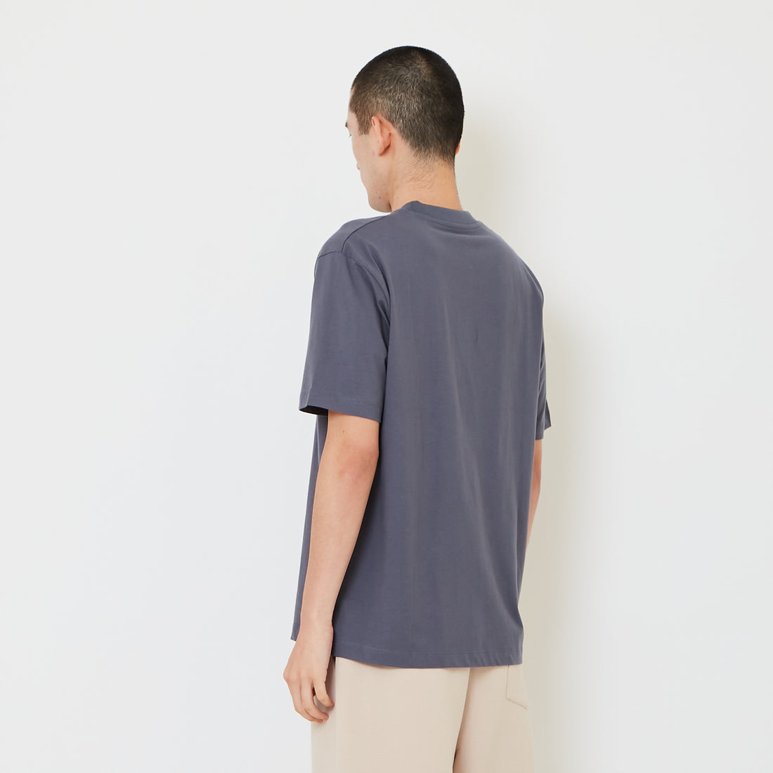 Men Graphic Tee - Dark Blue - SM2608213B