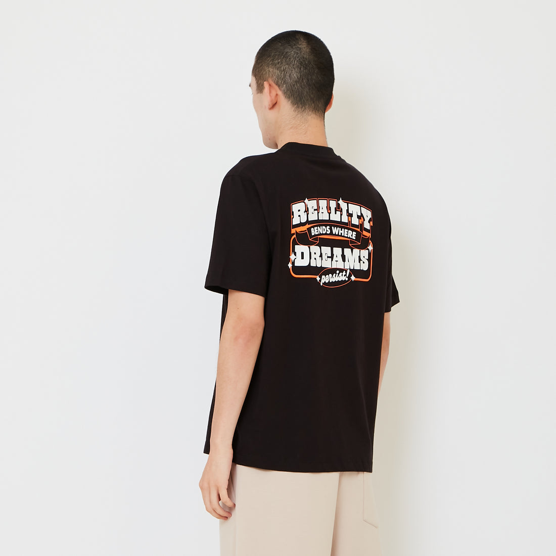 Men Graphic Tee - Black - SM2608214B