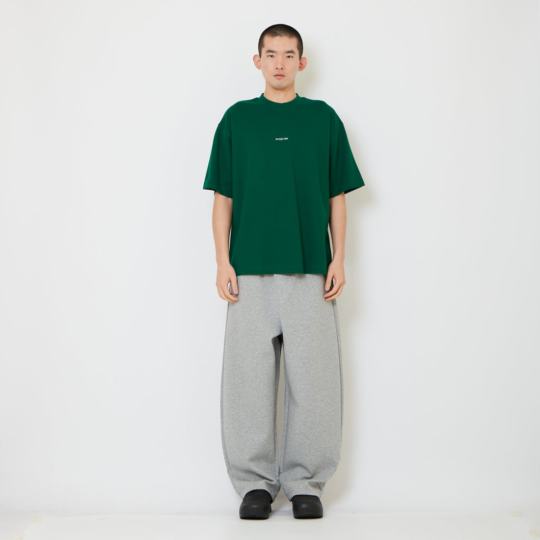 Men Barrel Cut Sweatpants - Melange Grey - SM2610184A